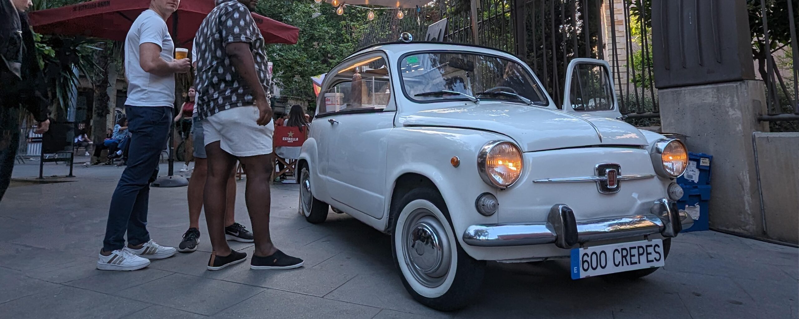 Carrito creperia foodtruck en barcelona